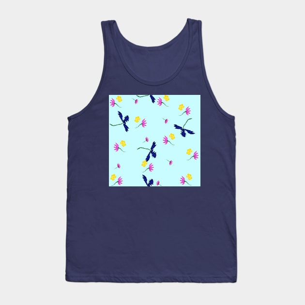 Flowers Flying in the Sky Tank Top by fabqa